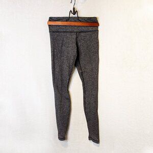Brown Herringbone Lululemon warm leggings Size 2